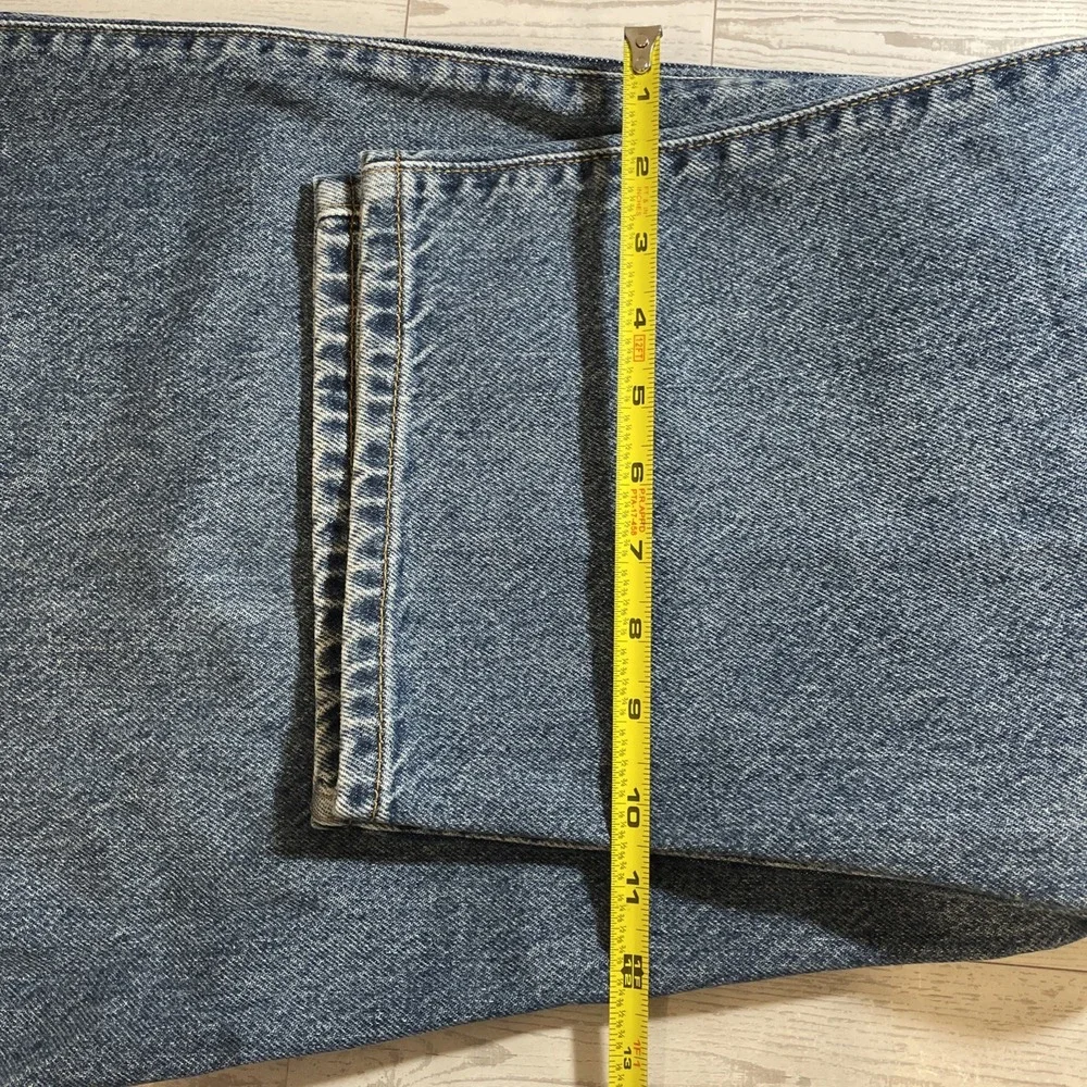 Levi's 545 Loose Fit Wide Leg Baggy Jeans Vintage 1996 Orange Tab 42